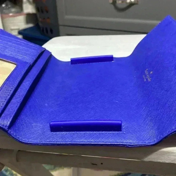 Kate Spade blue tri fold wallet - Picture 6 of 16